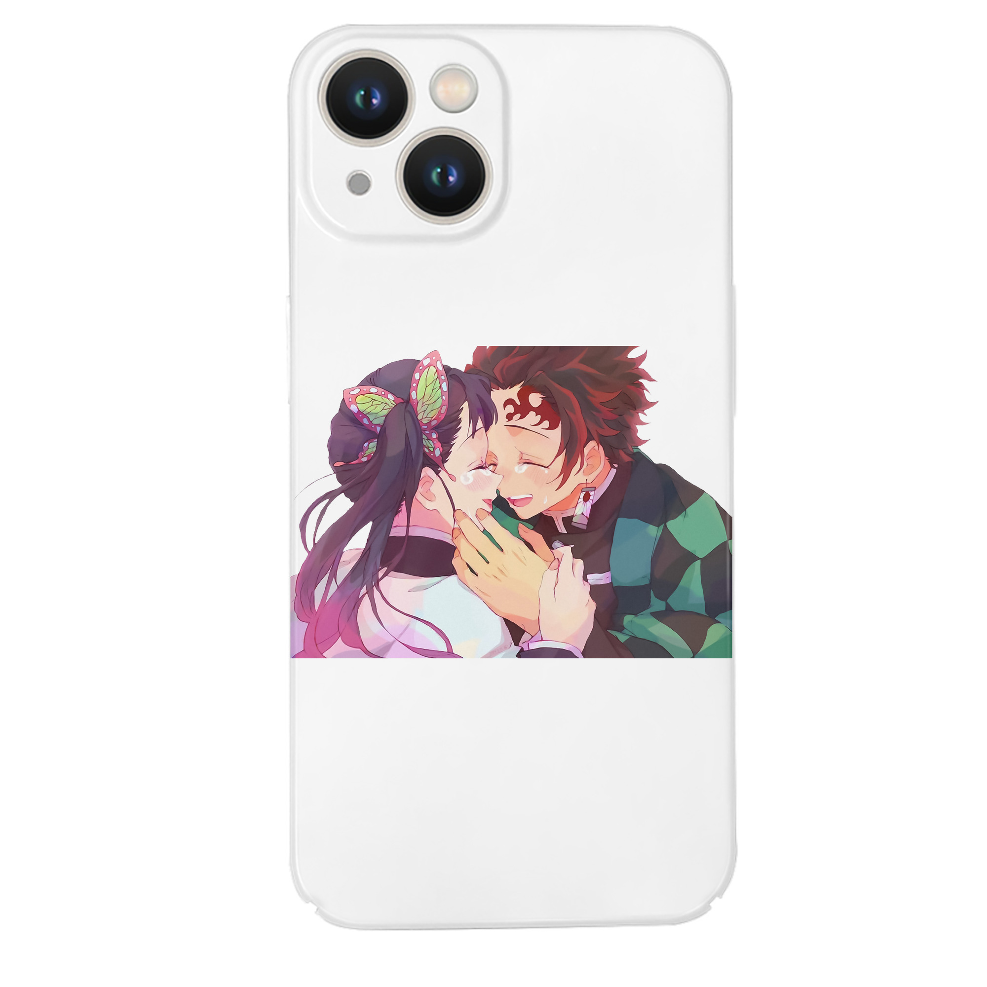 （画像用） 鬼滅の刃 竈門 炭治郎／かまど たんじろう Kamado Tanjirou 【iPhone 14シリーズ対応】ハードケース